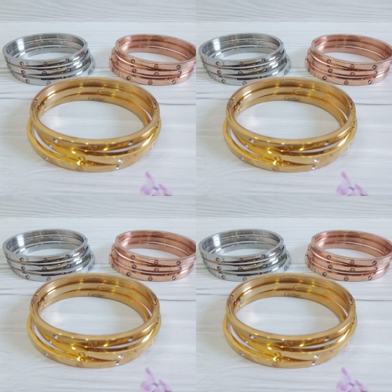 Gelang Anak Titanium Gelang Bangle Anak Anti Karat Dan Tidak Mudah Pudar