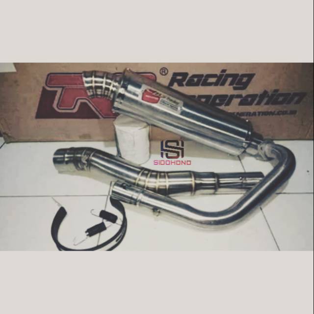 Knalpot CLD racing satria FU semi cacing
