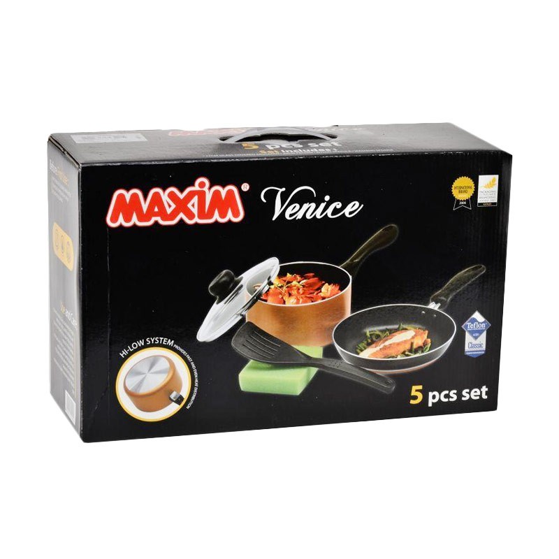 Maxim Venice 5 Set - Set Panci 5 Pcs Venice