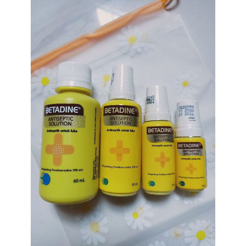 BETADINE CAIR - ANTISEPTIC SOLUTION - ANTISEPTIK UNTUK LUKA - MEMBUNUH KUMAN PENYEBAB INFEKSI