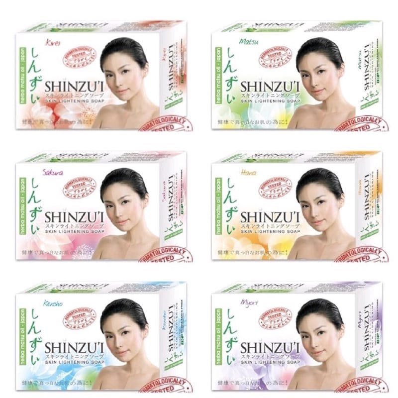 ~ PIYOSHI08 ~ SHINZUI Bar Soap Skin Lightening Sabun 85gr PC11