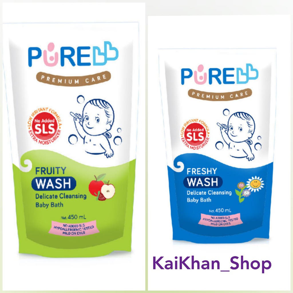 Pure BB Wash Fruity / Freshy - [ Refill 450ml ]