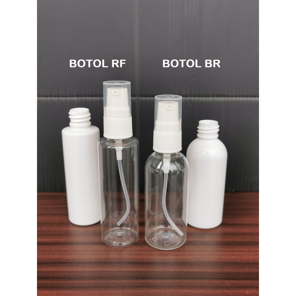 Botol PUMP TREATMENT PET 60ml 60 ml Bening Clear Transparan