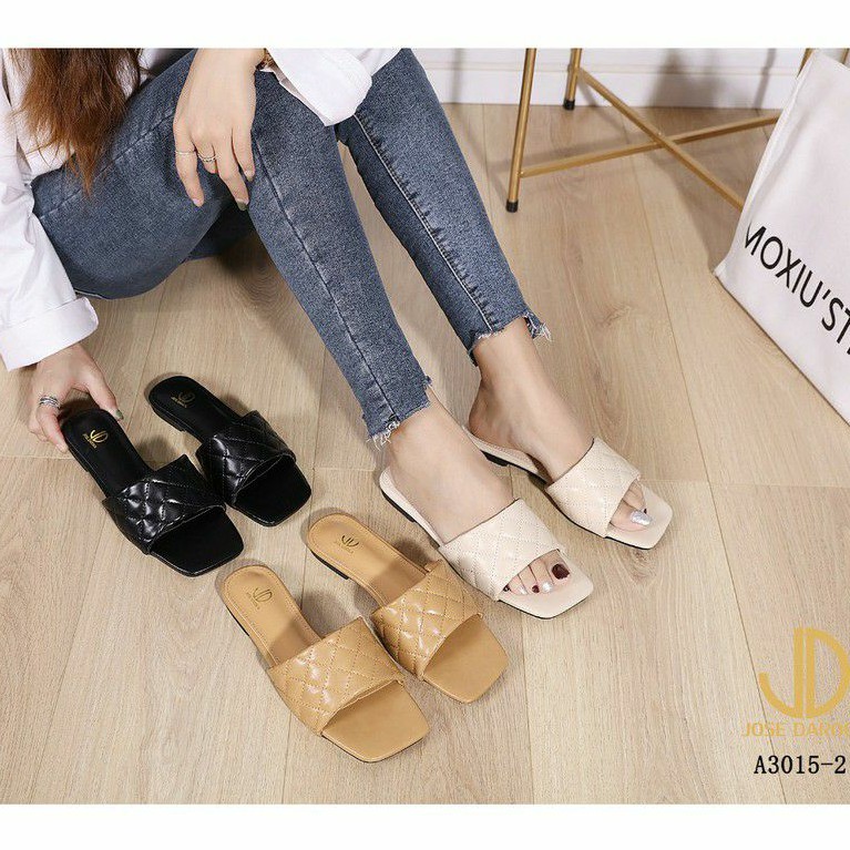 JOSE DAROCA Sandal Slippers Kulit Halus # A3015-2# ORIGINAL