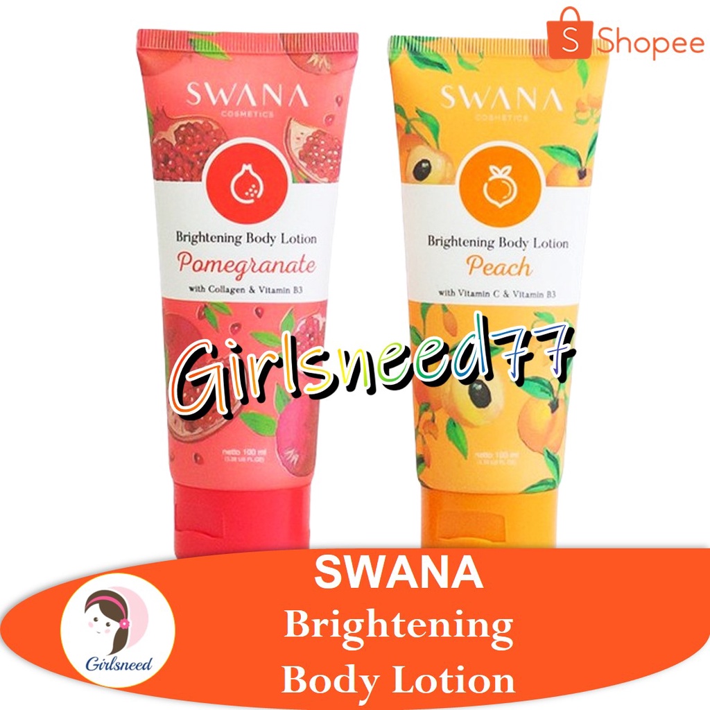 SWANA Brightening Body Lotion GIRLSNEED77 POME / PEACH