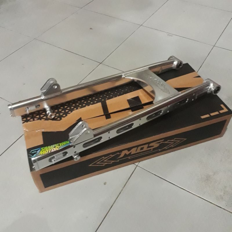 Swing Arm Arem Supit Honda Tiger Lubang Silver MOS
