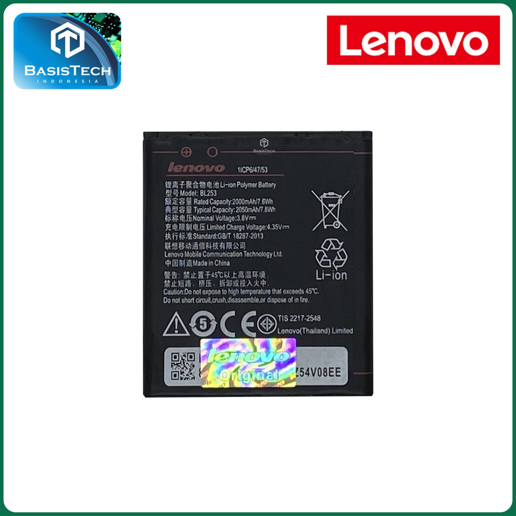 BATERAI LENOVO A1000 A2010 A2580 A2860 A3600 - BL253 - ORI