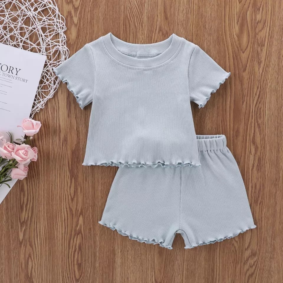 IL - SET ANAK RABELLA / SETELAN ANAK PEREMPUAN RIB PREMIUM