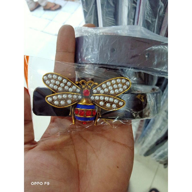 ikat pinggang Gucci wanita/ikat pinggang kulit