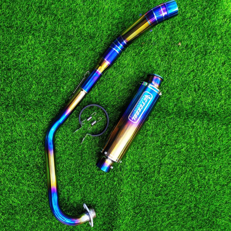 PROMO knalpot racing eternal bluemoon Vixion satria Fu new cb150r cbr 150r dll-2