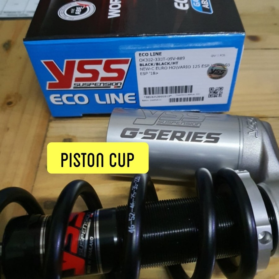 Shock Shockbreaker YSS C Euro 330 mm Tabung Bawah C-Euro 330mm Silver