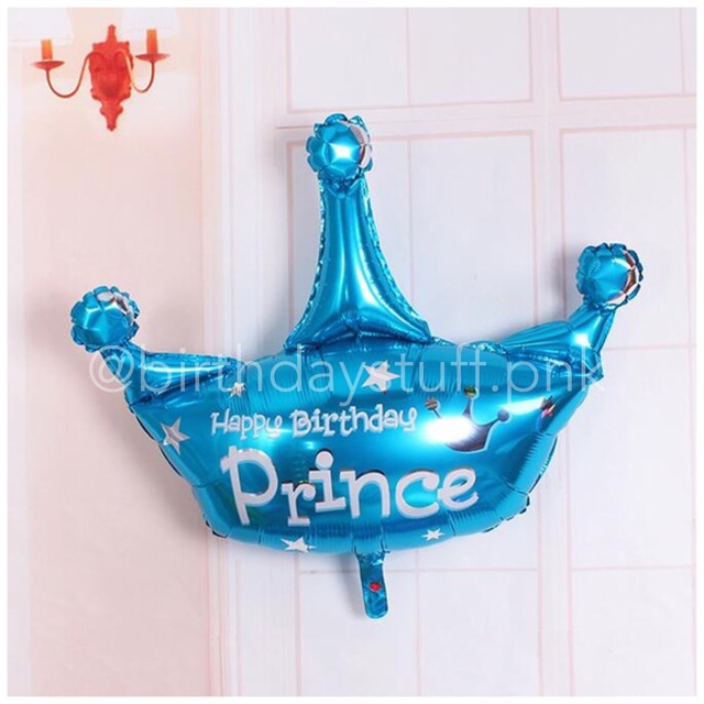 Balon Foil Mahkota Prince and Princes / Ballon Karakter