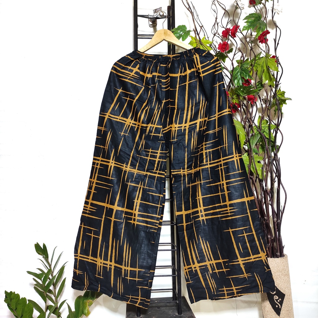 Kulot Panjang Celana Dewasa Bahan Rayon-KL Gelap Emas D