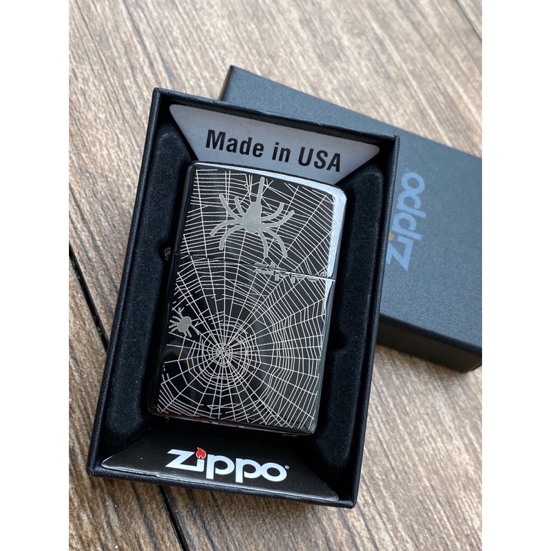 COD- Korek zippo  Black ice motif premium Rolisstore