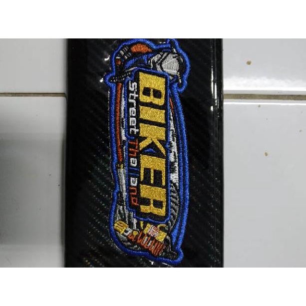 kulit jok carbon biker kulit jok karbon  jok carbon asli thailand C4A1