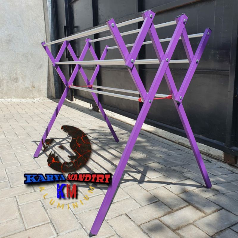 PROMO - Jemuran Baju / Pakaian / Handuk Aluminium Warna - 112 CM / 110 Meter / 1 M / 80 Cm