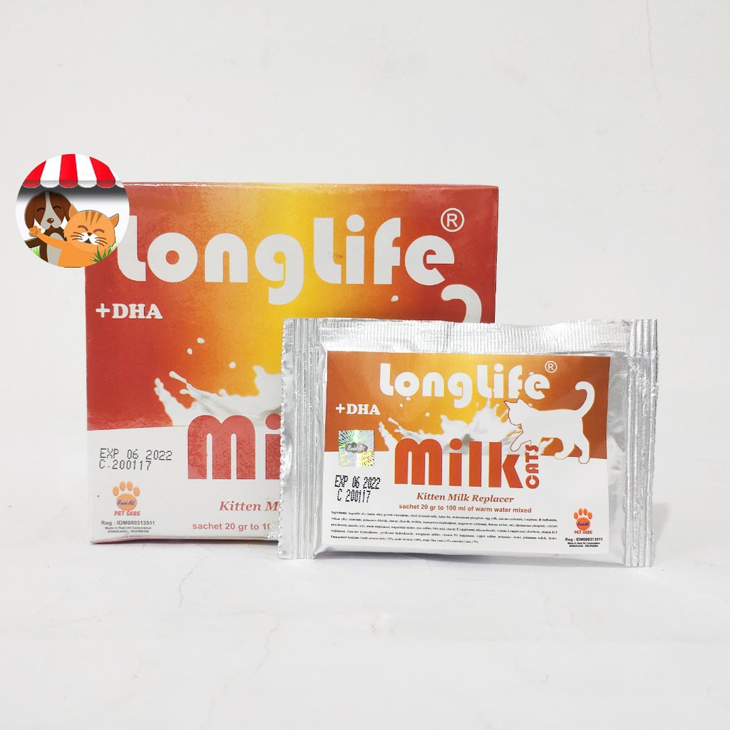 Susu Longlife Kitten Milk Replacer 1 Dus - Susu Anak/bayi Kucing Long life