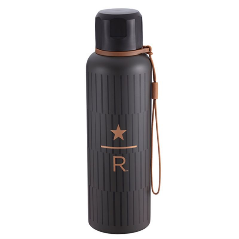 Starbucks Tumbler Stainless Steel Water Bottle - R Star Black