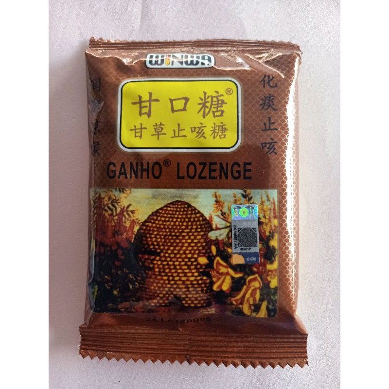 Winwa Ganho Lozenge / Permen Pereda Batuk Import