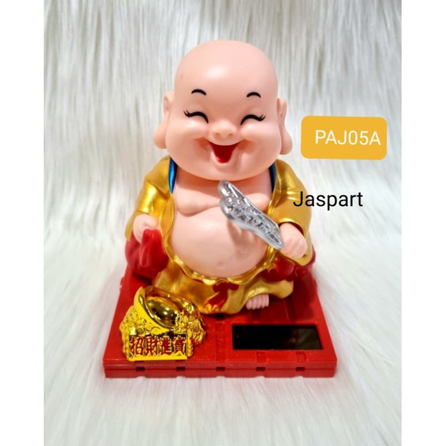 Pajangan Patung Hiasan Biksu Monk Buddha Budha Maitreya Milefo Sembahyang Hoki Rejeki