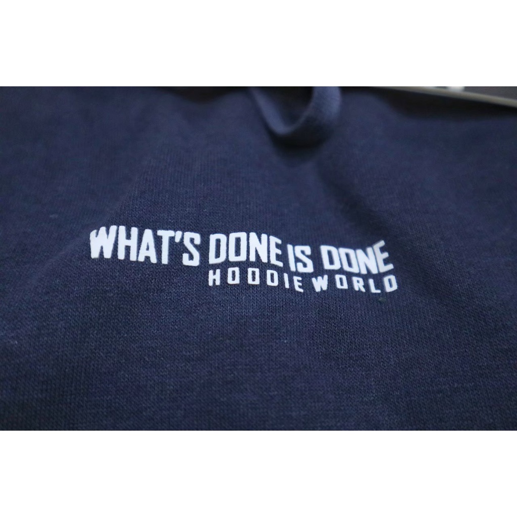 WHATS IS DONE / SWEATER HOODIE FONT BOLD / JAKET HOODIE DISTRO PRIA WANITA