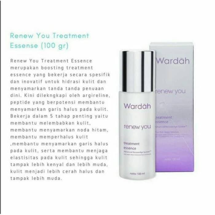 WARDAH RENEW YOU TONER ESSENSE 100 ML (NEW PACKAGING)