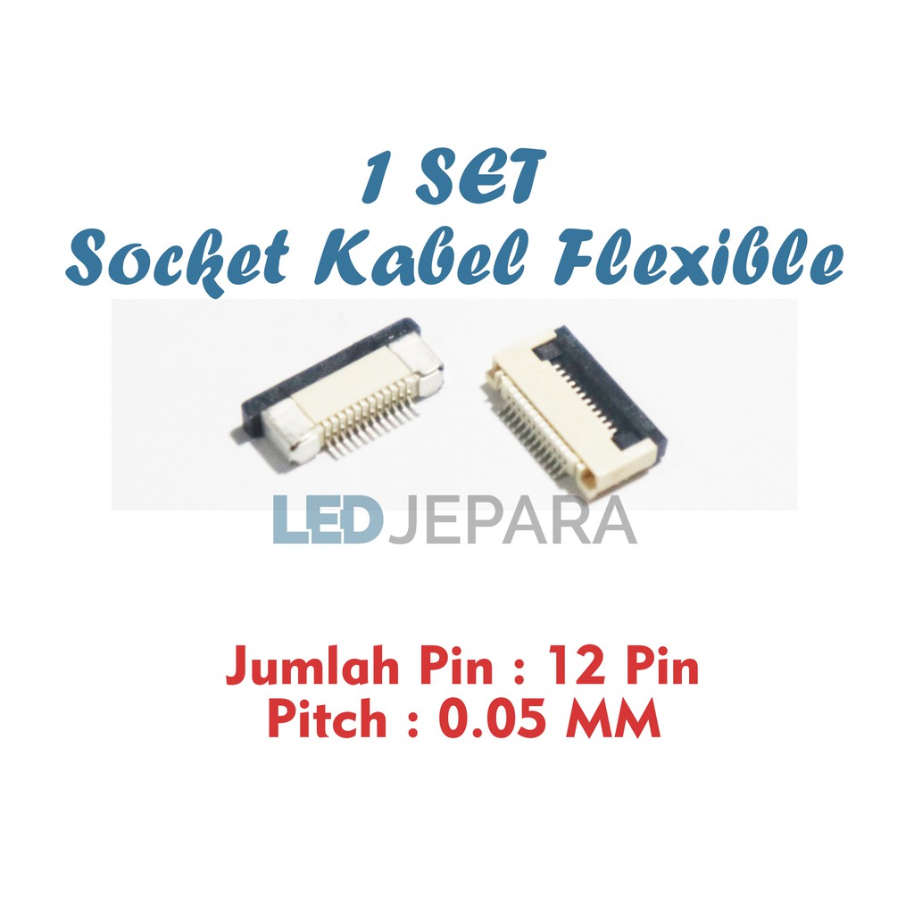 Socket Kabel Flexible Konektor Kabel Fleksibel Male dan Female  Laptop 4 6 Pin 8 Pin 12 Pin 30 Pin