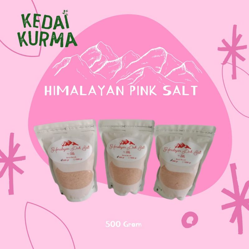 

Garam Himalaya 500g / Natural pink salt 500g