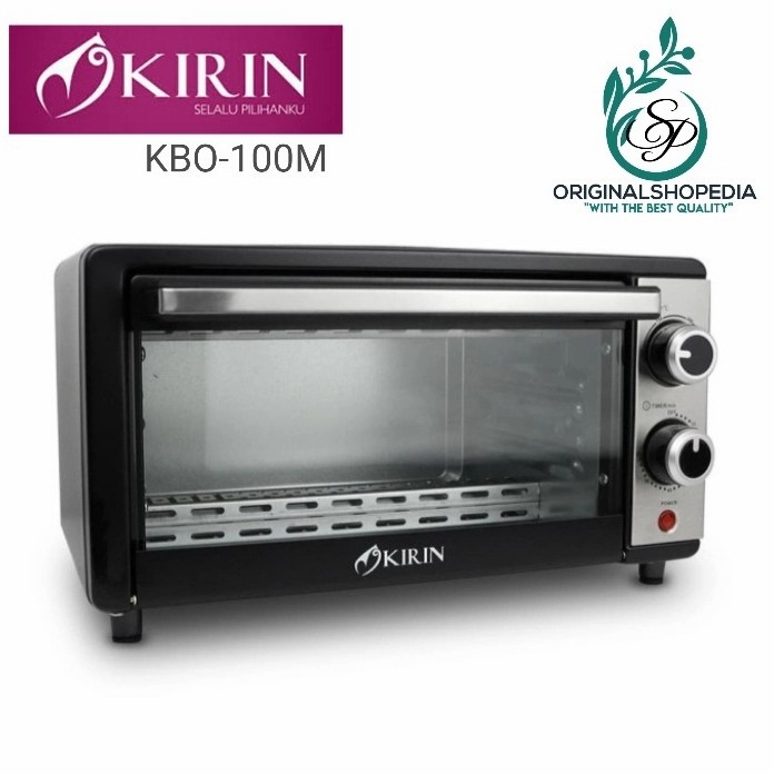 OVEN LISTRIK KIRIN OVEN KUE ROTI OPEN LISTRIK 10 LITER KBO-100M