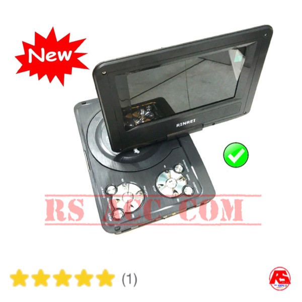PROMO.. Dvd Portable 7inch Rinrei Buat Semua Bajakan Acc Lengkap