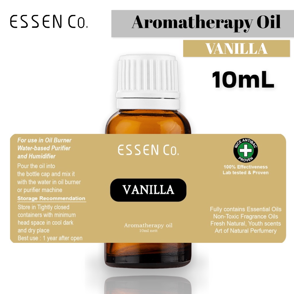 Essen Co Vanilla Essentail Oil Aromatherapy Pengharum Pewangi Ruangan Aromaterapi Minyak Vanila Vanili 10ml