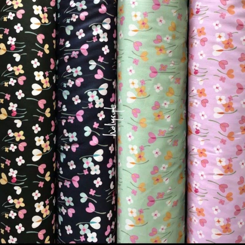 Kain Katun Jepang Bahan Gamis,Blouse,Mukena