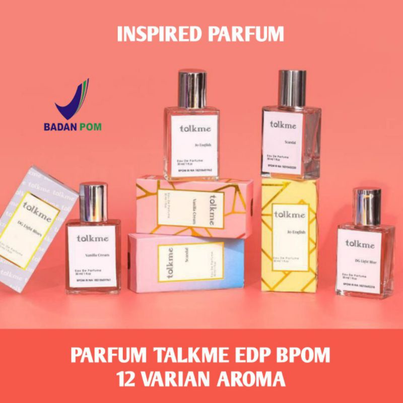 Parfum Talkme Original Inspired Parfume EDP BPOM