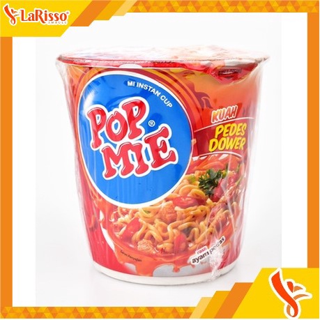 

POP MIE MI INSTAN CUP KUAH RASA PEDAS DOWER 75GR
