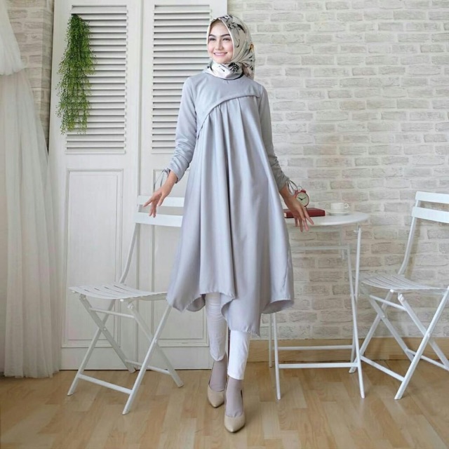 FC- ELISYA TUNIK / BLOUSE WANITA MUSLIMAH TERBARU