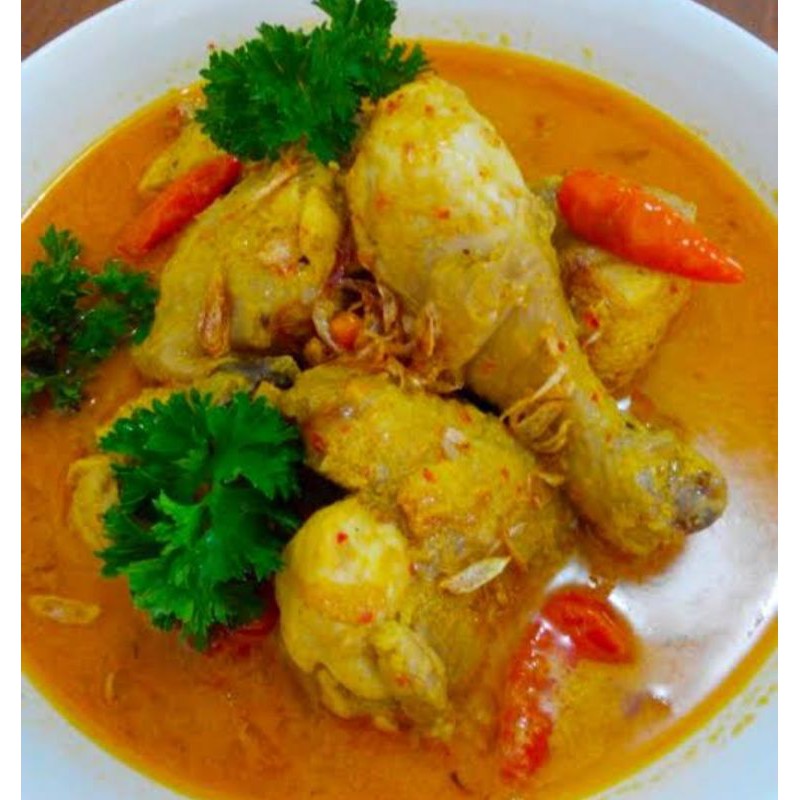 

Gulai Ayam isi 1/2 ekor Ayam (6 potong)