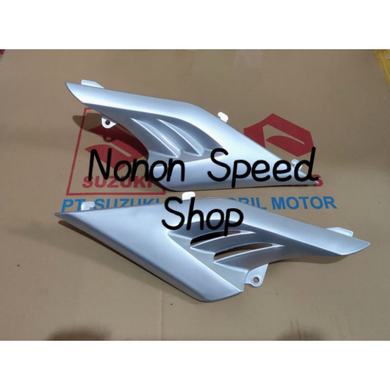 COVER SIRIP SUZUKI SATRIA 2 TAK 120 RU LUMBA SILVER