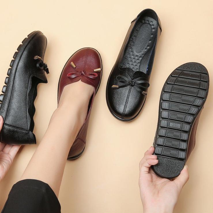 ((REKOMENDASI)) 5001 Sepatu flat wanita, sepatu formal, penting untuk pekerja kantoran, sepatu ibu