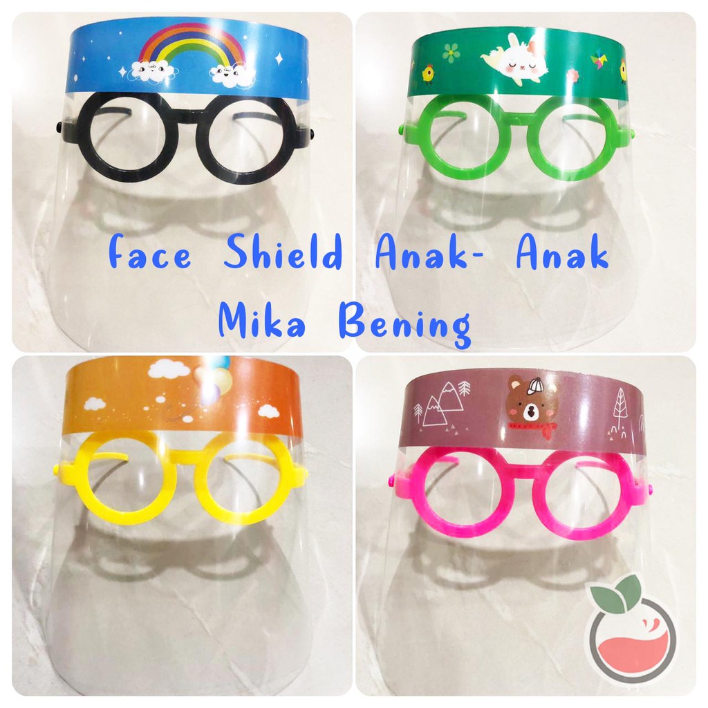 Face Shield kacamata anak-anak pelindung wajah anak