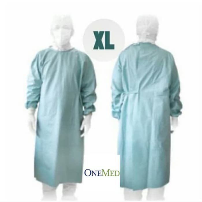  baju  alat pelindung diri apd  operasi surgical gown onemed  