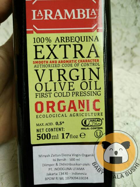 LA RAMBLA Extra Virgin Olive Oil Organic Minyak Zaitun 500 ml Halal │ EVOO Import Spanyol