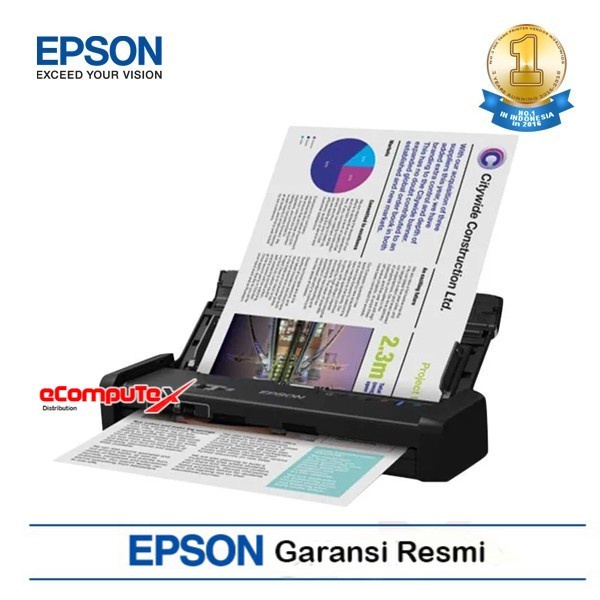 SCANNER EPSON DS 360 W / EPSON SCANNER PORTABLE DS360W DS 360W GARANSI RESMI