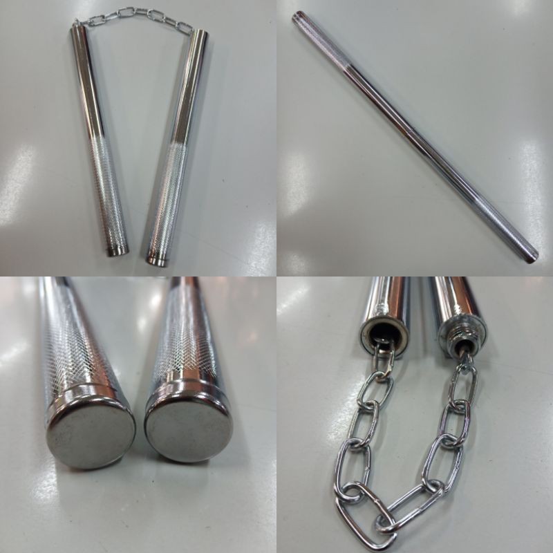 Double doble dobel stick stik toya nunchaku bushido besi original