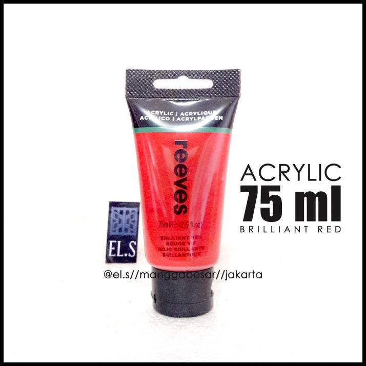 

Best Seller Reeves Acrylic 75 Ml Brilliant Red