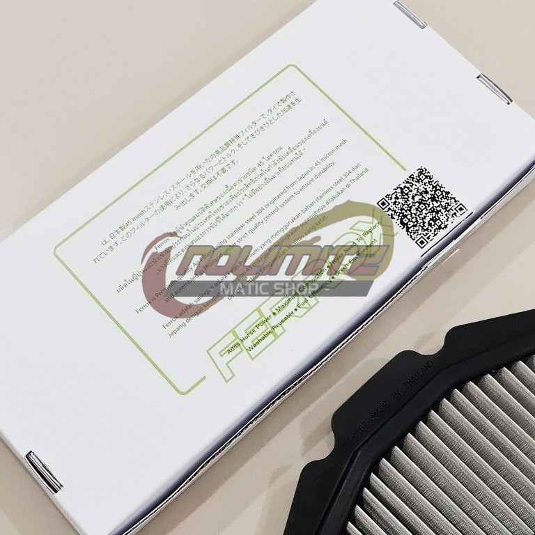 Air Filter Udara Racing Ferrox Ninja 250 400 FI 2018 ZX25R ZX-25R