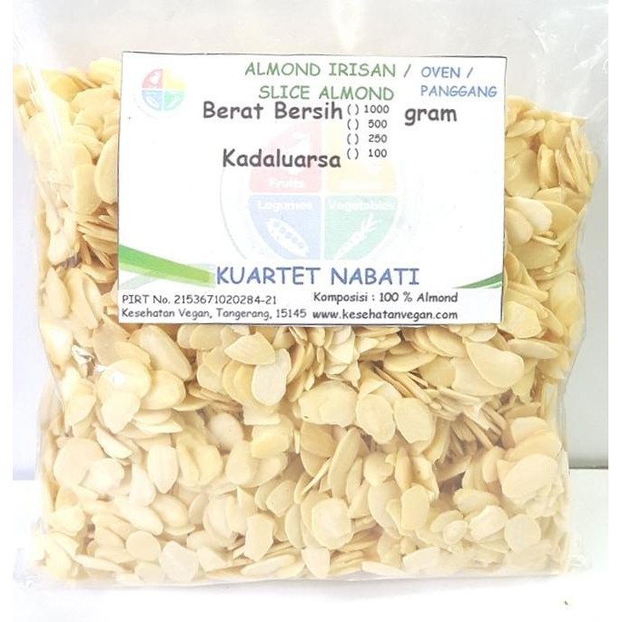 

Diskon Gila!! Almond Slice - Irisan - Oven - Pangggang - Matang - Rasa Original 250G