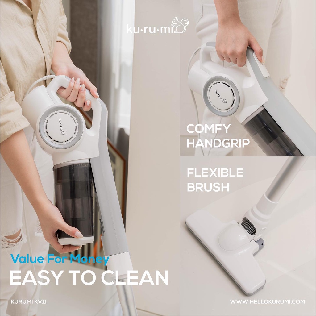 Kurumi KV 11 Corded Stick Vacuum Cleaner