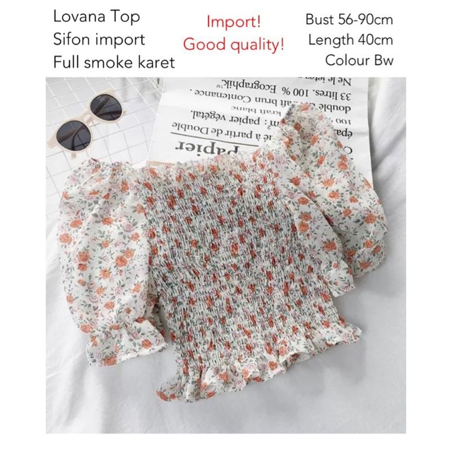 NZ lovana top import bw
