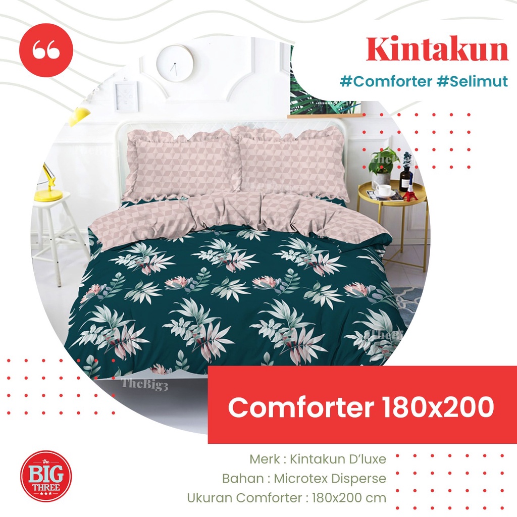 KINTAKUN Bedcover Saja / Comforter 180x200 cm Motif Candrika Candramawa Kartika Raduga Gian Citra - COM TBT