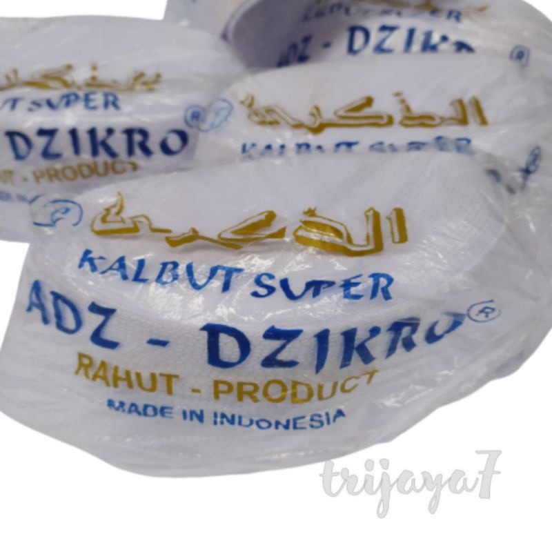 Peci Putih Adz Dzikro Haji Songkok Thailand Habib Bahar Bin Smith